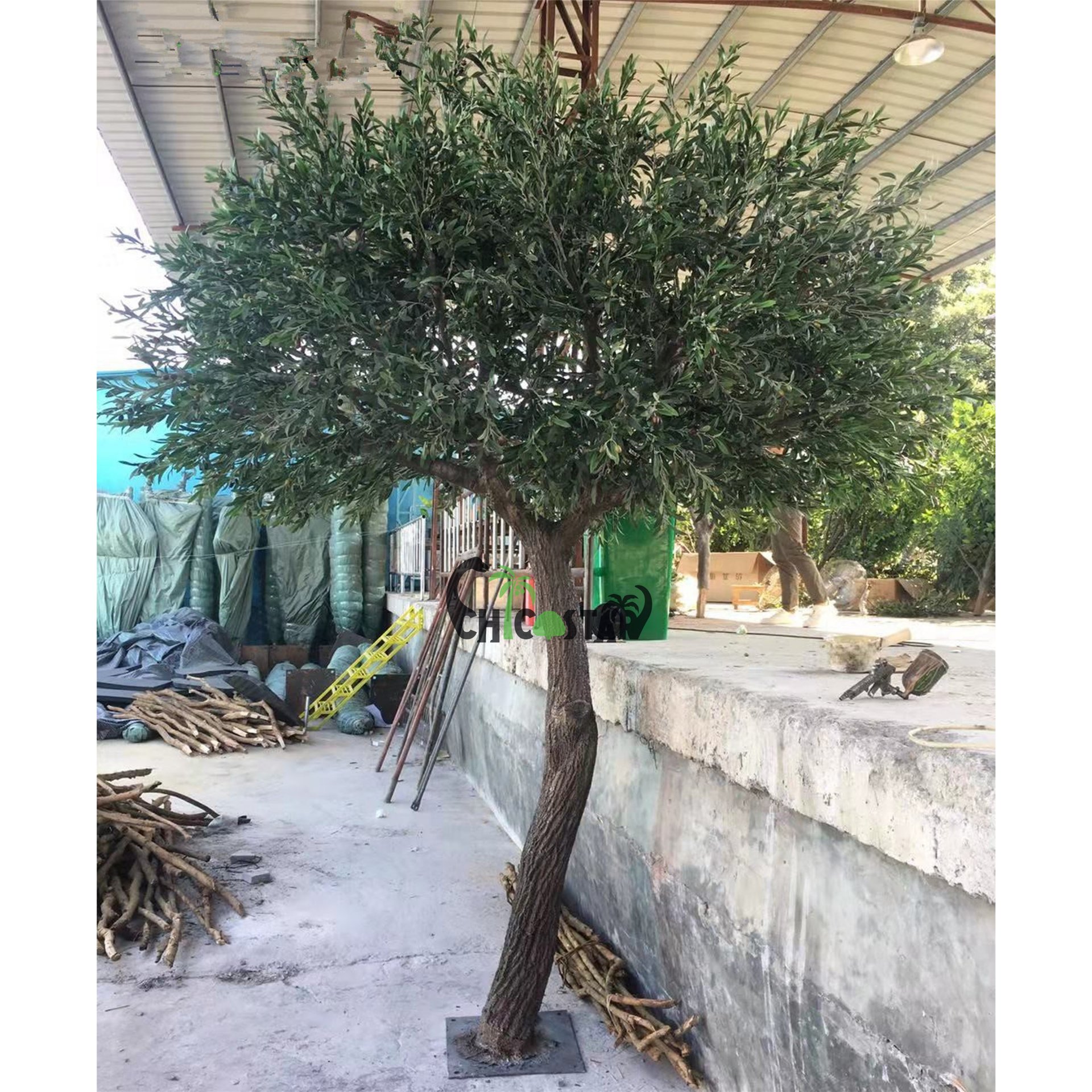 landscape decoration Large Artificial Olive Tree plant