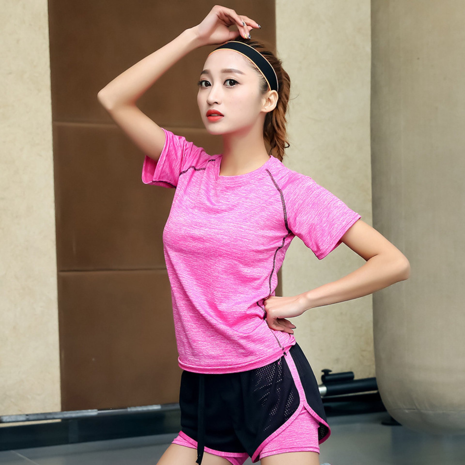 CRZ YOGA Seamless Workout Tops for Women Short Sleeve Athletic Tees  Breathable Gym Running Yoga Tshirts Shirts - AliExpress